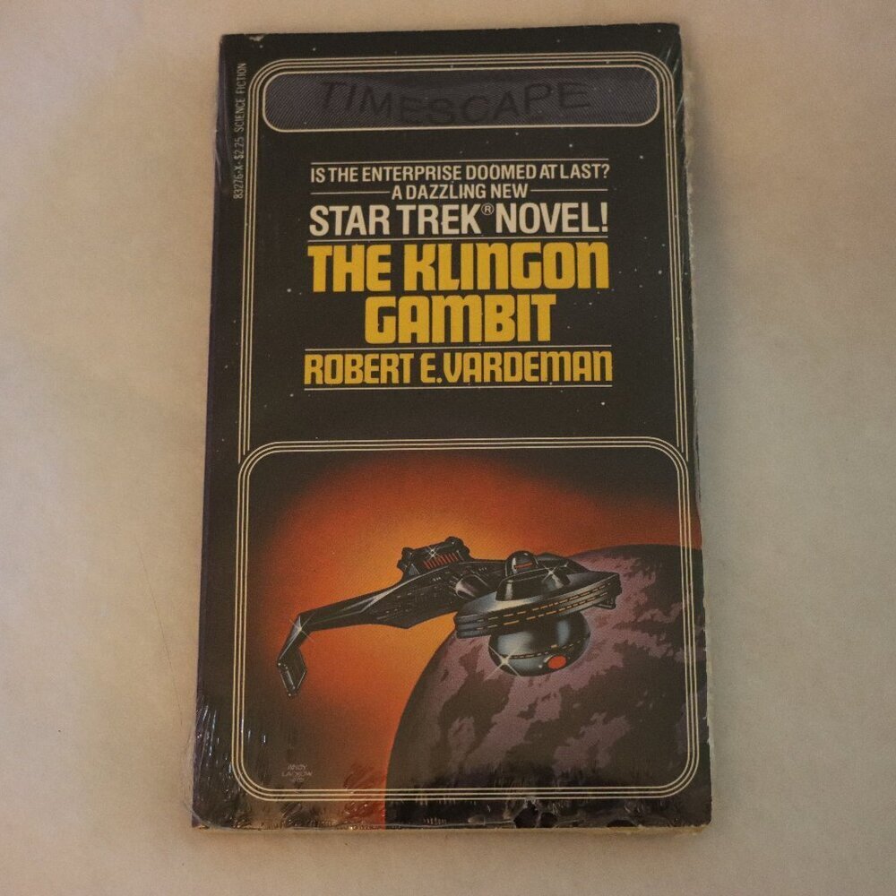 The Klingon Gambit Novel by Robert E. Vardeman, Star Trek Paperback new plastic